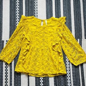 Anthropologie Eyelet Blouse